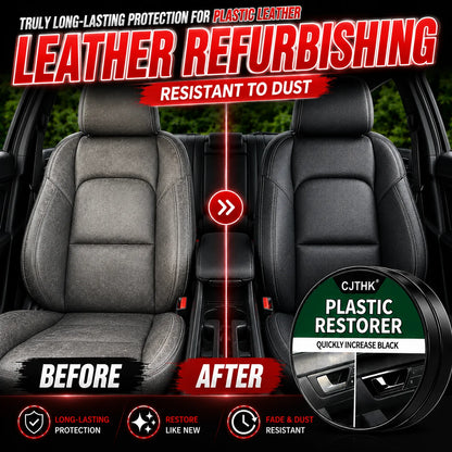 Car Plastic Restorer Leather Plastic Interior Panel Renewal Wax Coating Cream Repair Gloss Auto Rubber Tire Surface Polish Care
