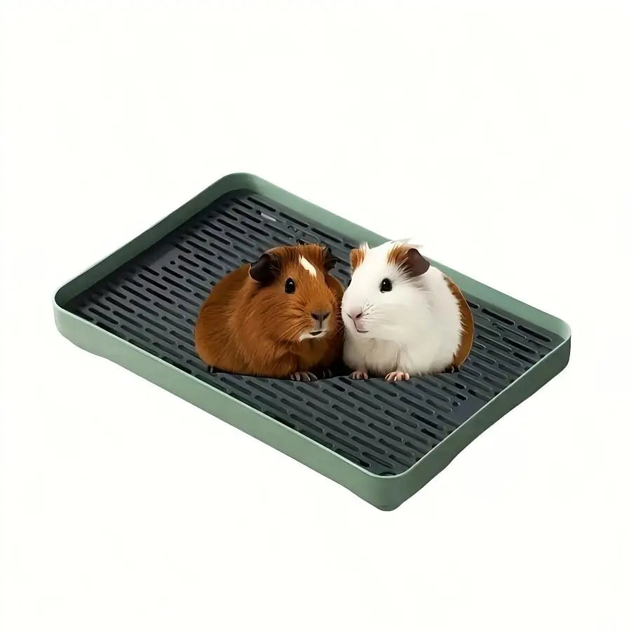 1pc Rabbit Litter Box Small Pet Toilet Tray Bunnie Corner Toilet Box For Ferret Hamster Dragon Cat Guinea Pig Dutch Pig Supplies