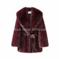 Neo Mint Chic Brand Fashion Brown Belted Faux Fur Coat Women 2025 Winter Thick Warm Long Fox Fur Jacket Girls Furry Overcoat