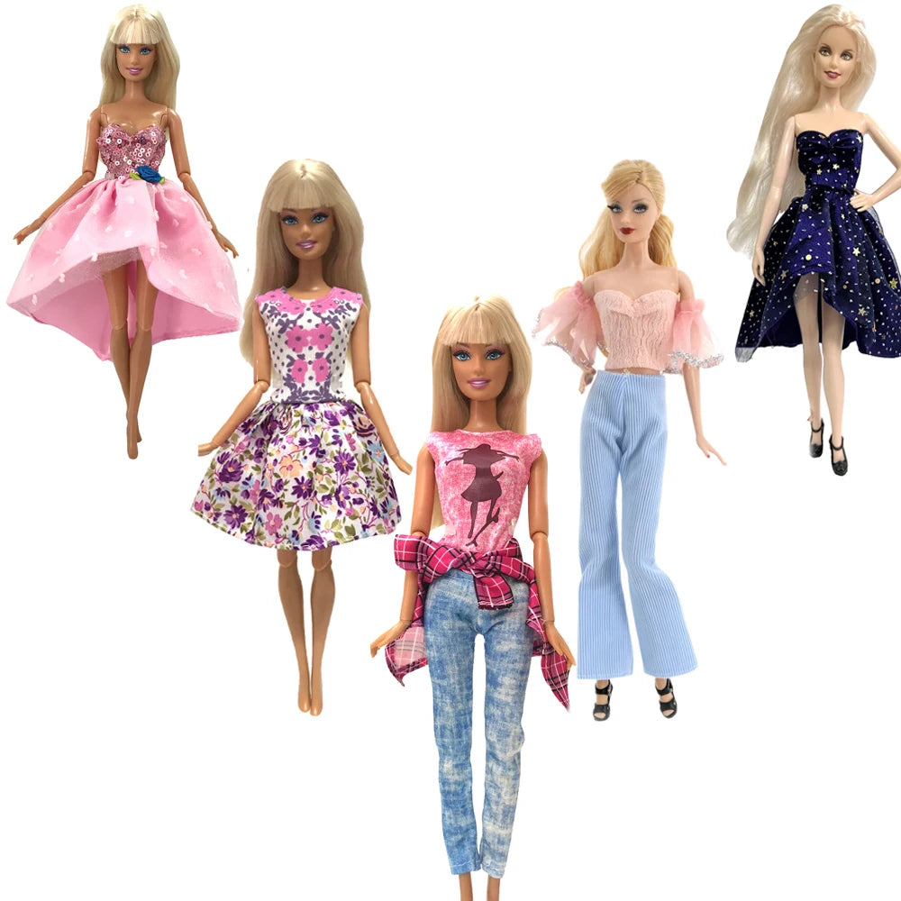 NK 1/6 Doll Princess Dress For 11.5 Inch Doll Clothes For 29CM Dolls Accessories Fashion Outfits Wear Casual Dress Gift Toy JJ