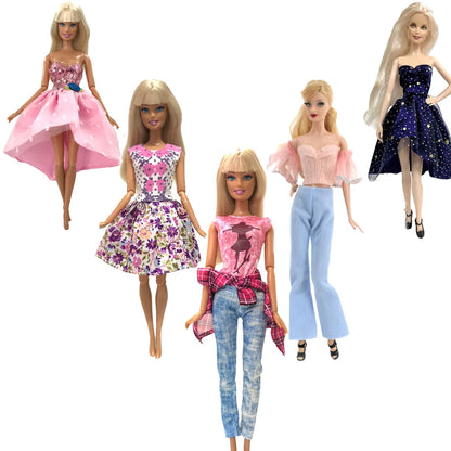NK 1/6 Doll Princess Dress For 11.5 Inch Doll Clothes For 29CM Dolls Accessories Fashion Outfits Wear Casual Dress Gift Toy JJ
