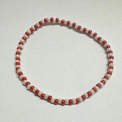3mm Bohemian ladies beaded bracelet color mix and match fashionable versatile bracelet jewelry