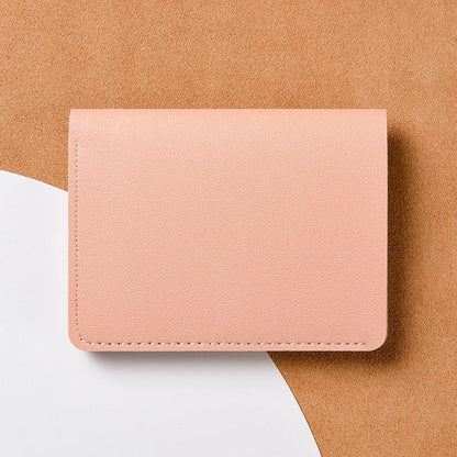 Classic Designer PU Leather Small Wallet for Men Short Simple Women's Purse Fashion Ultra Thin Credit Card Bag Coin Purse