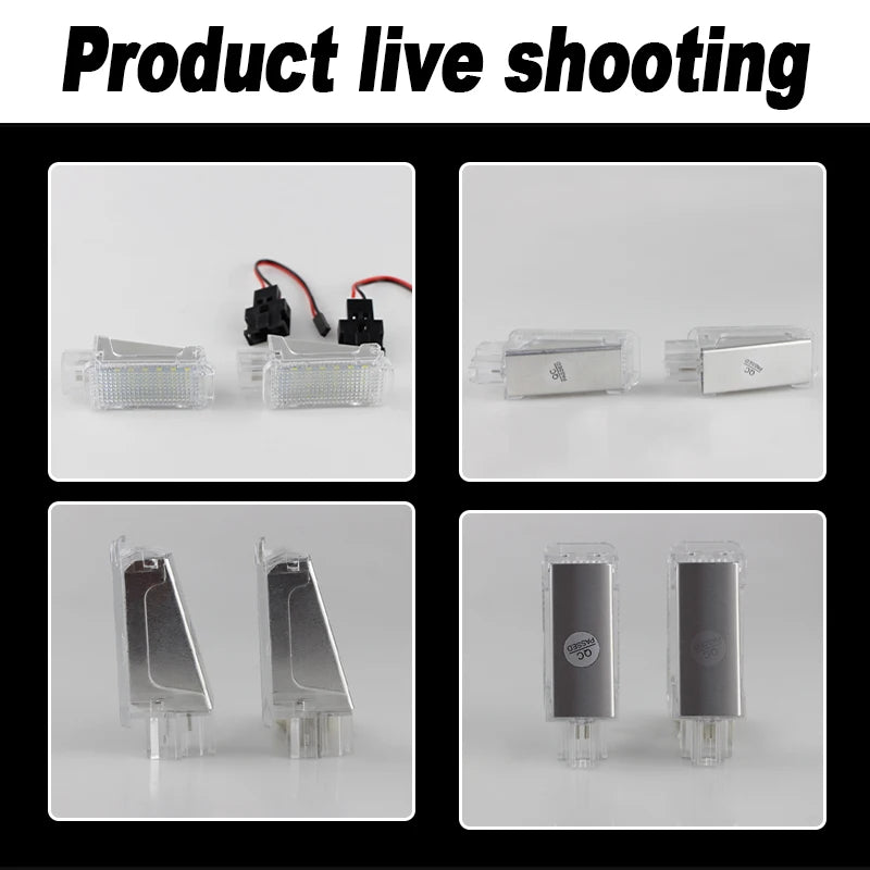1/2Pcs CANbus Car LED Courtesy Door/trunk/Footwell/glove box light lamp For Audi A1 A2 A3 A4 A5 A6 A7 A8 Q3 Q5 Q7 TT VW Skoda