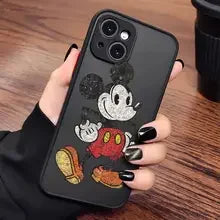 Cute Minnies Mouse Phone Case For iPhone 17e 17 16e 16 15 14 13 12 11 Mini Pro Air  Max XR XSMax 7 8 6 6s Plus Matte Clear Cover