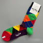 Cotton Happy Socks Men's Classic Crew Sock Shoe Size 10 - 13 Soft