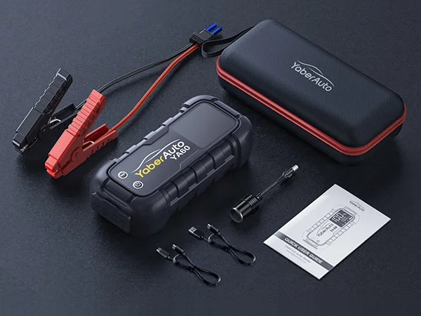 6000A Jump Starter 150W DC PD45W Car Battery Charger 3.3 LED Screen 600 Lumens Flashlight Battery Charger Super Starting Device