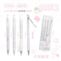 4Pcs Cute Kawaii Gel Pens Set Aesthetic 0.5mm Fine Point Retractable Pens for School Office Writing Sweet Chocolate Stationery