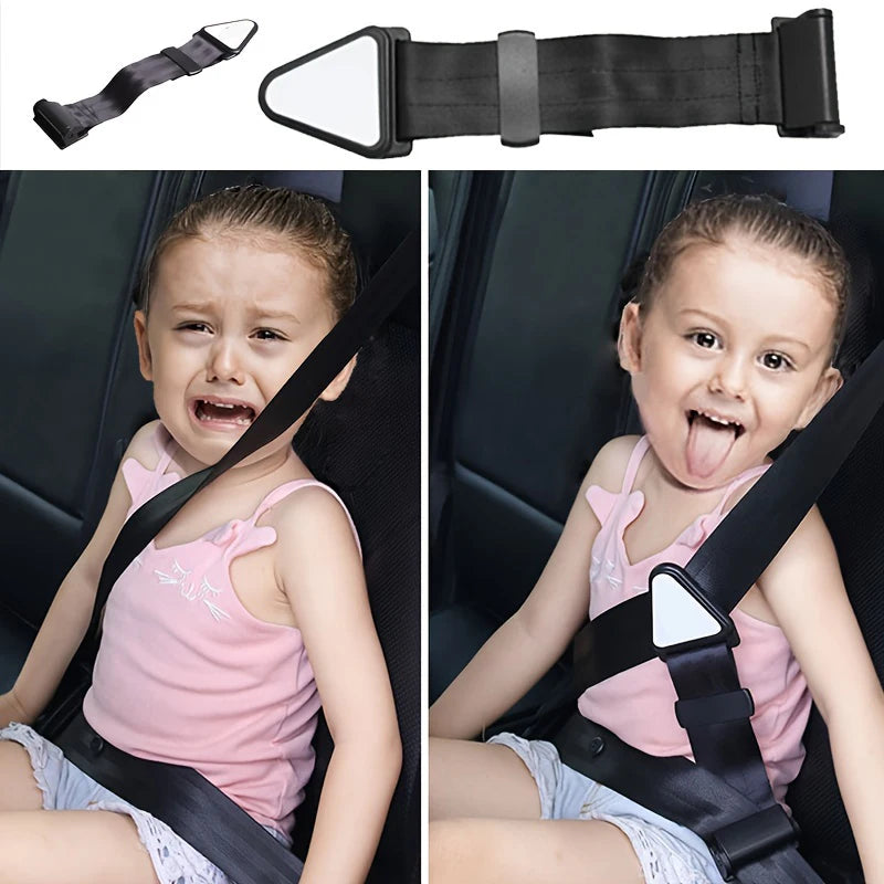 Child Safety Belts for Cars, Adjustable Fasteners, Anti-Neck-Strangling Seats, Simple and Convenient Limiters