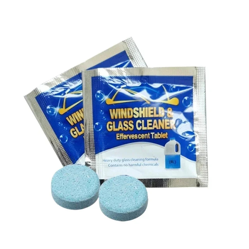 ISGTDRM Solid Cleaner Car Windscreen Cleaner Effervescent Tablet Auto Wiper Glass Solid Cleaning Concentrated Tablets Detergent