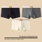 1/3Pcs Set Solid Color Men's Boxer Shorts Breathable Cotton Elastic Boyshorts Antibacterial 7A Level Comfortable Male Underwear