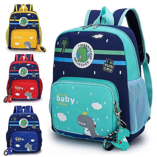 Durable Cute Backpack Cartoon Dinosaur Waterproof Students Bag Kindergarten Large Capacity School Bag for Children