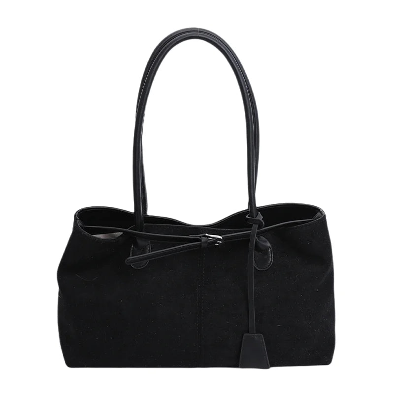 LEFTSIDE Women's PU Leather Shoulder Bag 2025 Winter New Fashion Retro Underarm Bag Luxury Brand Designer Handbags Tote Bags