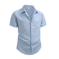 Men's Cotton Linen Shirt Summer Short Sleeve Male Tops 2026 Brand Clothing High Quality Shirts Casual Fashion Shirt For Men