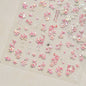 Gold Leaf White Flower Bouquet Floral Petal Tulip Bloom Charming Retro Metal Self Adhesive 5D Nail Art Sticker Manicure Decals