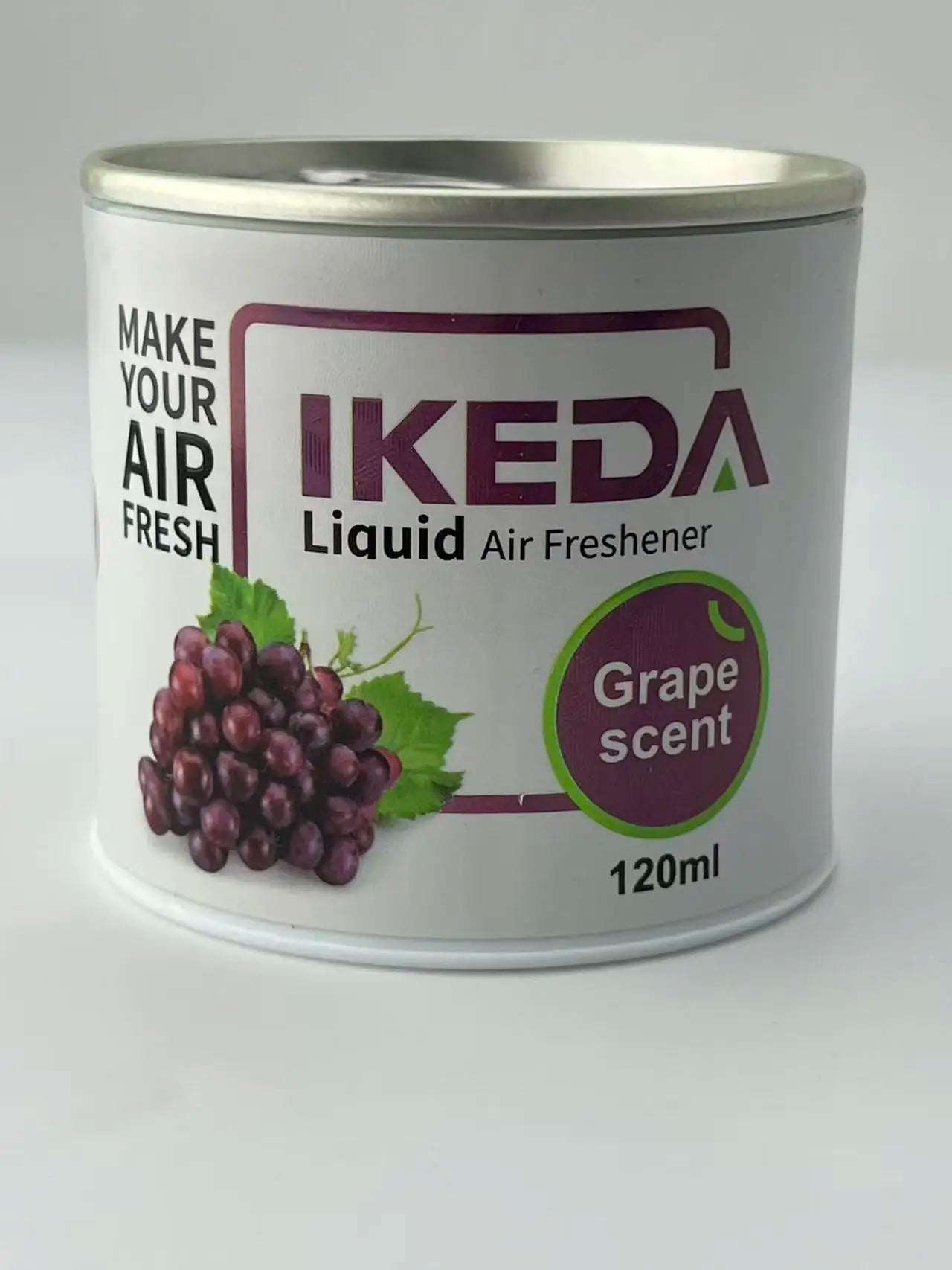 IKEDA 120g Lavender Scent Liquid Air Freshener, Long Lasting Calming Floral Fragrance, Powerful Odor Eliminator for Car Home Off