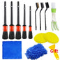 PWS New Car Detailing Brushes Kit Brushes for Automotive Cleaning Auto Air Cleaning Electric Drill Brush Cars Dirt Dust Cleaning
