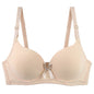 2025 New Sexy Bow Sweat Absorption Bras Solid Smooth 34/75 36/80 38/85 40/90 42/95 44/100 ABC Cup Underwear Pus Up Lingerie
