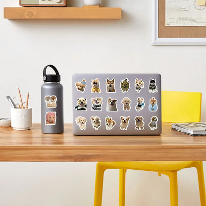 103 Pcs Cute Dog Stickers - Adorable Decals for Journals, Phone Cases, Water Bottles & DIY Crafts LanLanStickersWorld