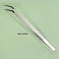 Stainless Steel Reptile Feeding Tongs with Rubber Tips - Straight & Curved Aquarium Pet Tweezers for Safe And Easy Feeding