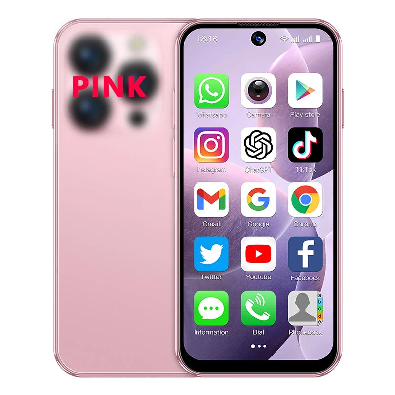 NEW SOYES XS19 3G Mini Smartphone Android 10.0 Dual SIM Standby 3.88Inch HD 2GB+16GB 2000mAh Nami Meatal Glass Bluetooth Face ID