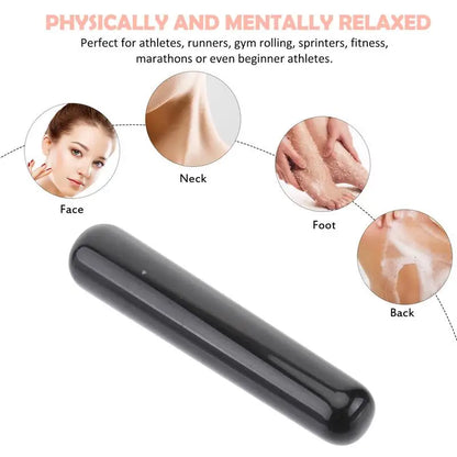 Portable Massage Stick Acupuncture Therapy Stick Massaging Horn Trigger Point Massager Foot Roller Tool For Leg Arm Neck