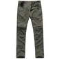 Summer Detachable Quick Dry Cargo Pants Men Waterproof Active Multifunction Pockets Outdoor Long Trousers Casual Pants