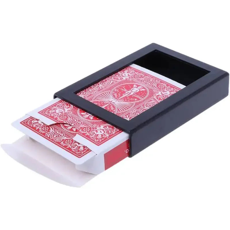 Poker Card Magic Disappearing Vanishing Deck Cards Magic Toy Vanishing Card Case Close Up Magic Trick Box Gift For Kids Adult