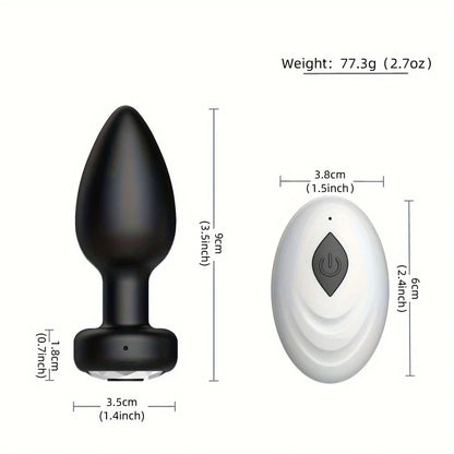 10 Speeds Anal Plug Vibrator Remote Control Men Prostate Massager Female Masturbator Adult Sex Toys for Women Men Gay Anal Plug