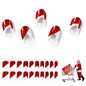 20/22Tips UV Semi cured Gel Nail Stickers Waterproof Long Lasting Full Gel Nail Wraps Press On Nail Decal DIY Manicure