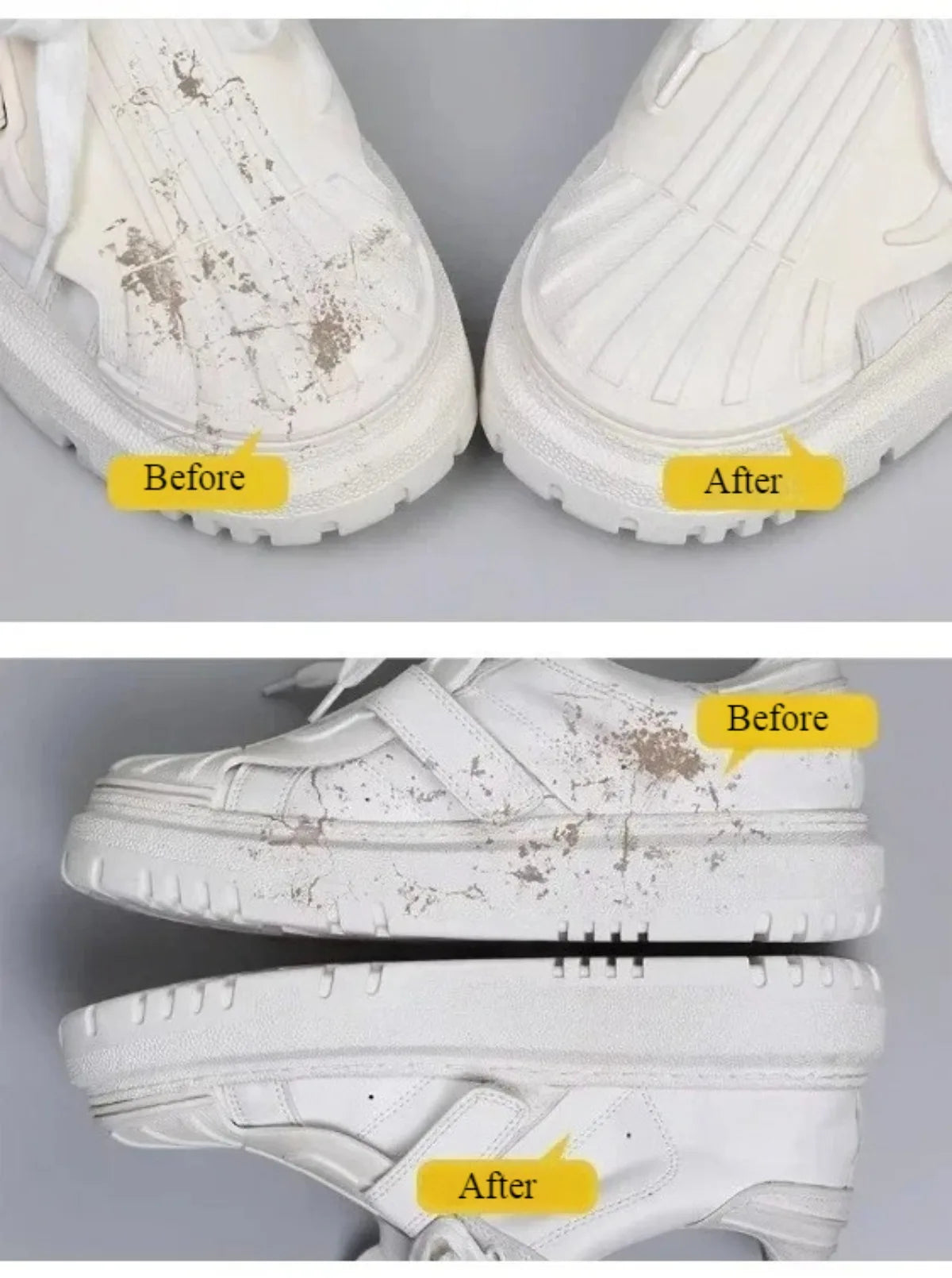 3/2/1PCS Waterless Shoe Cleaning Eraser Brush - Sneaker Revitalize Cleaner Household Shoe Care Tools