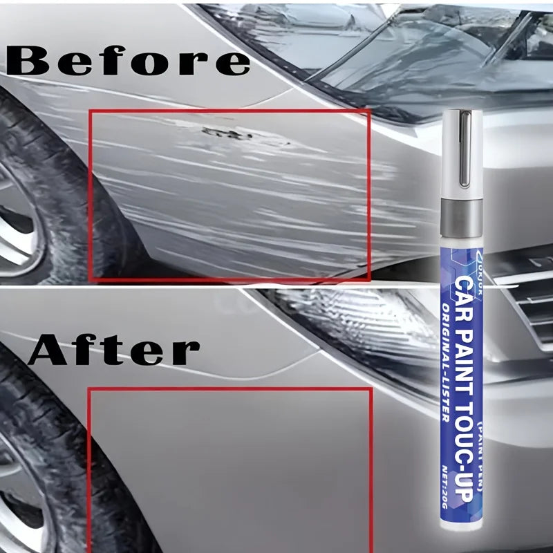 Silver Color Car Paint Touch Up Pen, HUB Scratch Repair Restore, Disappear Scratches, Fast Effective Renewal,Car Paint Quick Fix