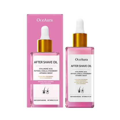 Strawberry Scented After Shave Oil - Soothing Post Hair Removal Essential Oil For Smooth Hydrated Skin, Non-Greasy Formula