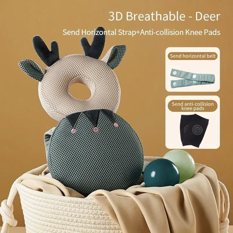 AIBEDILA Newborn Head Back Protector Baby Protect Pillow Learn Walk Headgear Prevent Injured Safety Pad Prevention Fall Pillows