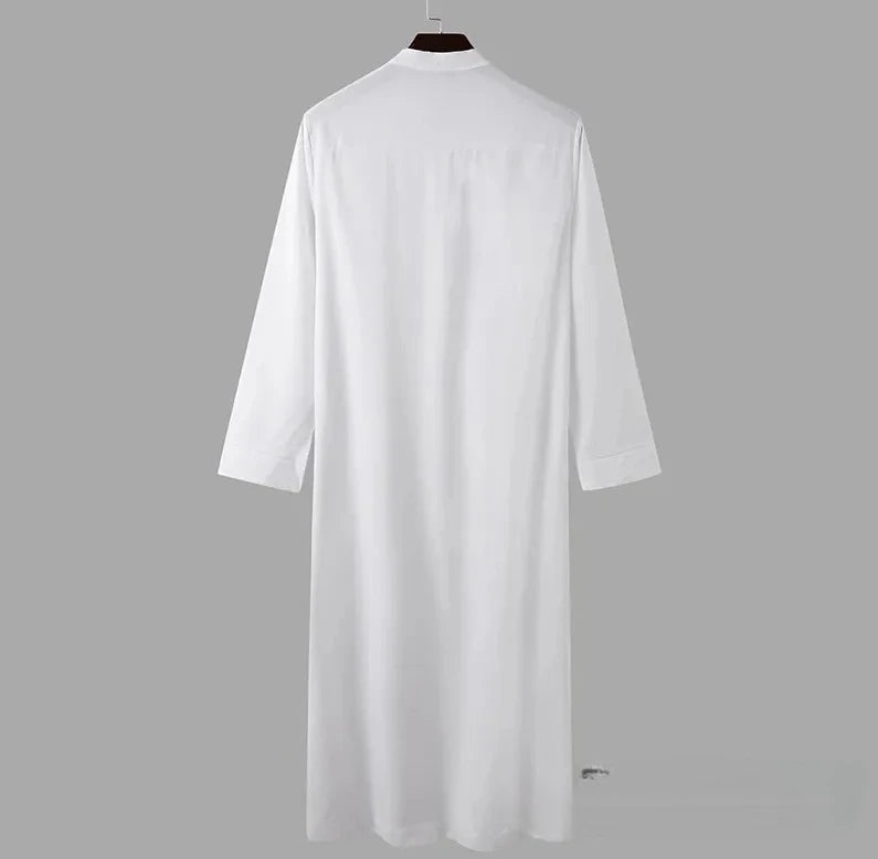 Men's2026 Loose Standing Collar Muslim Robes New Ethnic Round Collar Hui Robes Arab Middle East Men's Clothing Men Vintage Top