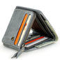 CONTACT'S Genuine Leather Short Wallets for Men Trifold Card Holder Money Clip Coin Purse Male Pocket Wallets Men's Purse Bags