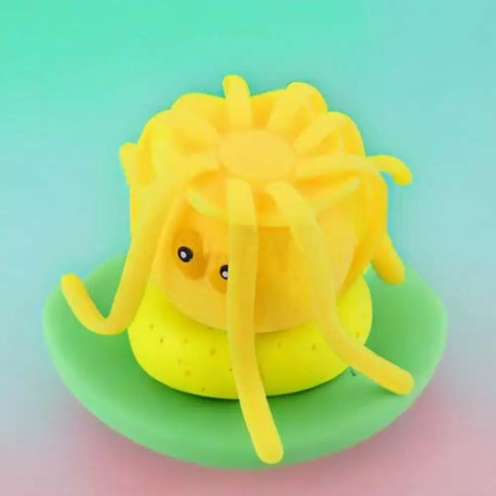 Baby Bath Toys Sponge Water Absorbing Octopus Squeezing Stress Relief Toys Summer Swimming Play Water Bath Toy for Children
