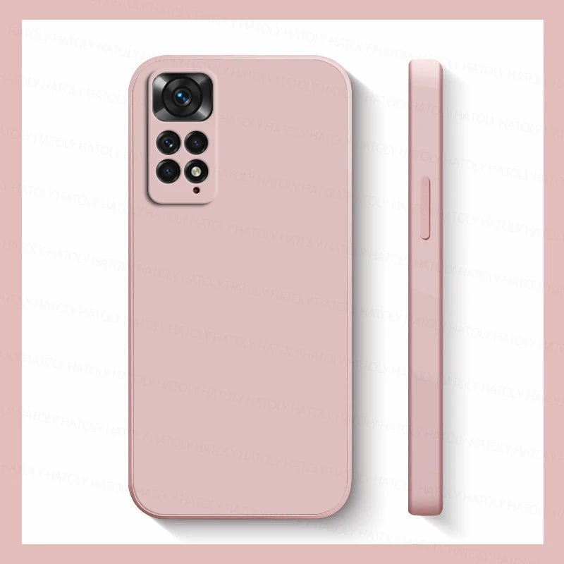 Case For Xiaomi Redmi Note 11 Case Redmi Note 11 10 10s 11s 12 12s 13 Pro Plus 5G Cover Anti-drop Liquid Silicone Cover Case