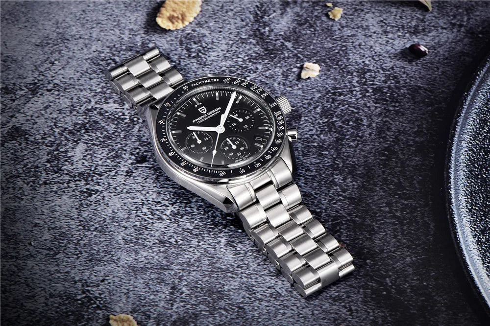 PAGANI DESIGN 2026 New Men's Watches Top Luxury Quartz Watch For Men Auto Date Speed Chronograph AR Sapphire Mirror Wrist Watch