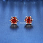18K Plating Earrings S925 Sterling Silver D Color VVS1 Zircon Earring Stud for Women As Shinning As Diamond Wedding  Jewelry