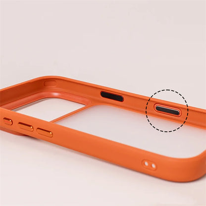 Active Touch Camera Button Matte Armor Case For iPhone 17 Air 16Pro 15 17Pro Max Translucent Hybrid Shockproof Hard Phone Cover