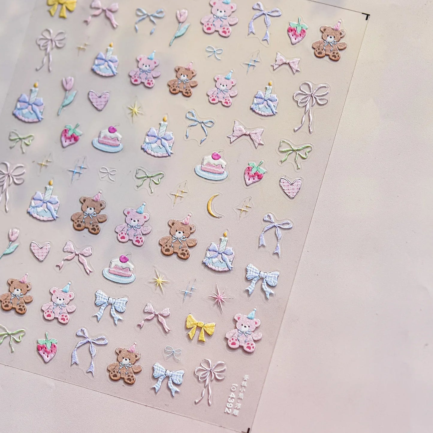 Colorful Water Bubble 5D Nail Art Stickers Goldfish Koi carp Dreamy Polarized Dreamlike Self Adhesive Delicate Manicure Decals