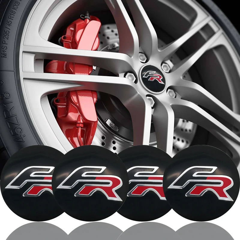 4Pcs 55/56/63mm Car Wheel Tire Center Emblem Cover Hub Caps Sticker for seat cupra Ateca Leon 6f 6j FR Mk2 Mk3 5f 1p lbiza Exeo