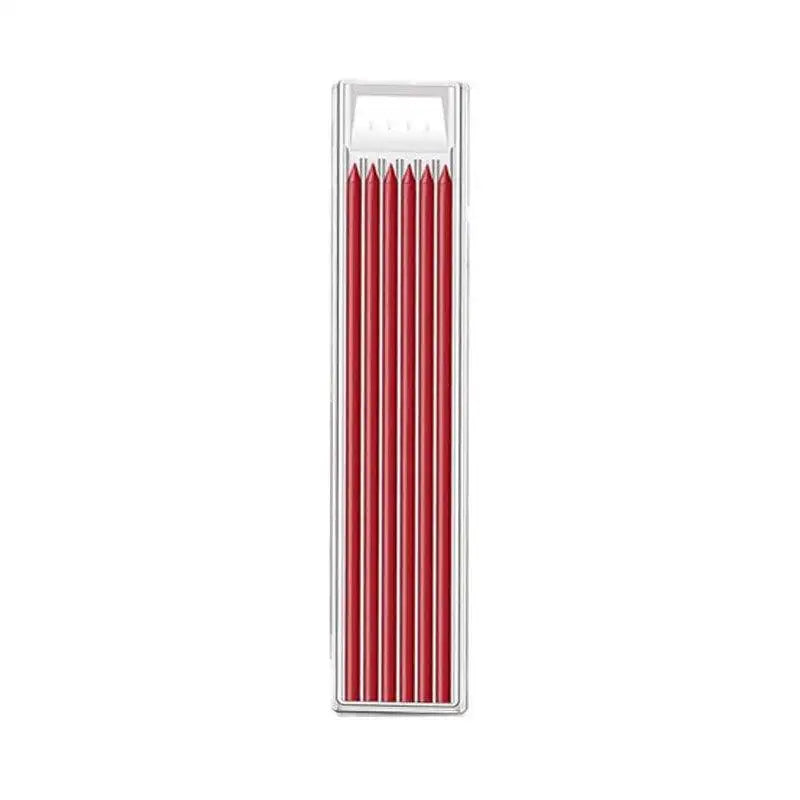 Solid Carpenter Pencil Set Woodworking Tools Mechanical Pencil 4 Colors Refill Construction Job Tools Carpentry Marking Scriber