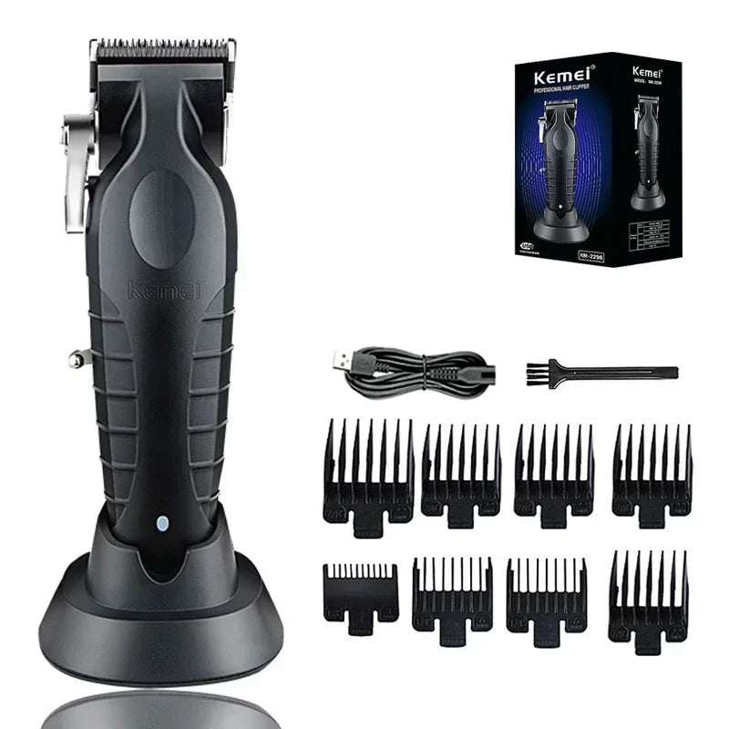 Kemei KM-2296 KM-2299 KM-1102 Professional Hair Clipper Kit Electric Shaver Male Hair Cutting Machine Men’s Trimmer Machine