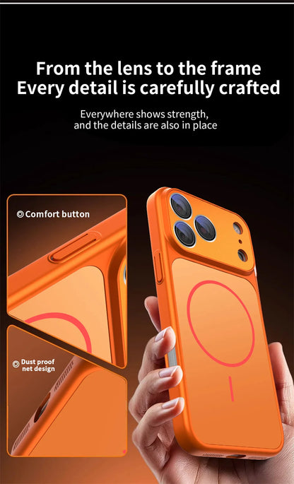 Luxury for Magsafe Magnetic Stand  Shockproof Phone Case for iPhone 17 Pro Max Air 16 Pro 15 14 13 Liquid Silicone Protect Cover