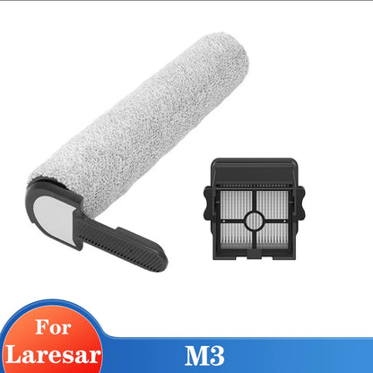 Main Roller Brush And Filter Set For Laresar M3 Wet And Dry Vacuum Cleaner Replacement Household Merchandises Home Cleaning Part