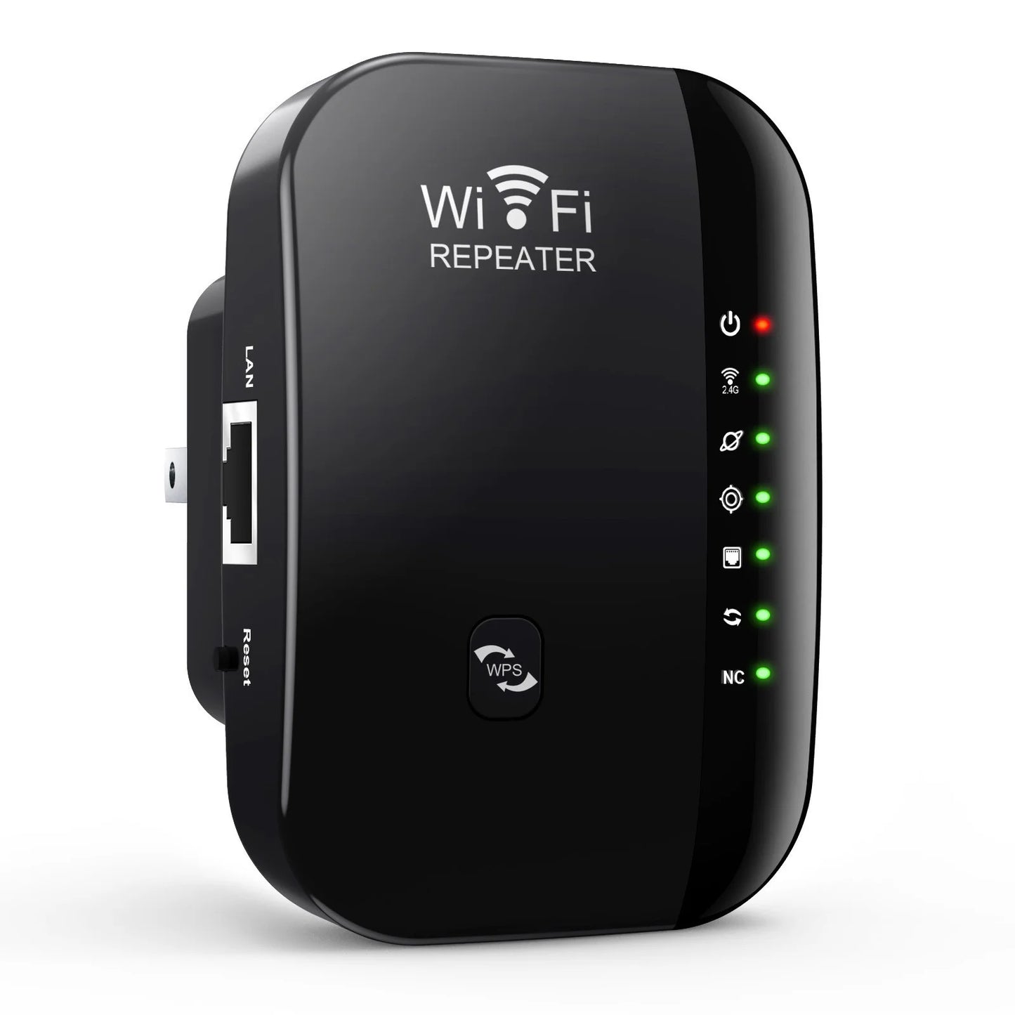 kebidumei 300Mbps WIFI Repeater Remote Wi-Fi Amplifier 802.11N WiFi Signal Booster Network Amplifier 4/7 Light Wireless Repeater