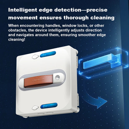 Robot Window Cleaner Liectroux S11,9000Pa Strong Suction, 4-Way Water Spray, Floating Scraping Tech, Smart Memory,APP Control