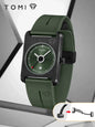 TOMI Men's Fashion Watches Quartz Watches Square Small Dial Wrist Watches Magnetic Buckle Watches Simple Leisure Watches